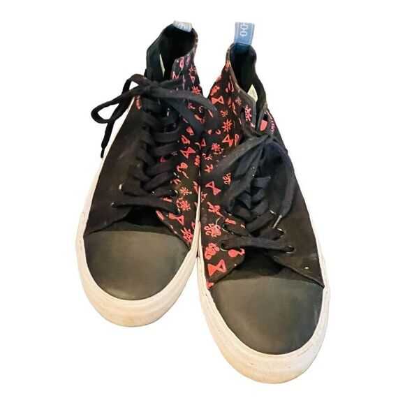 akedo x sea of thieves shoes the reaper mens black & red RARE size 13 sneakers - Picture 8 of 16